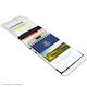 image 3 of Premium Ostrich Golf Scorecard Holder - Black / White