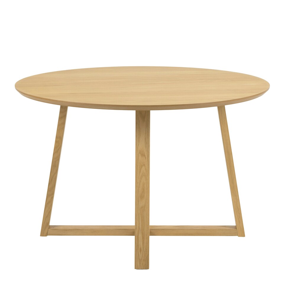 image 1 of Malika Round Dining Table in Oak