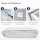image 4 of Radiator Foil Insulation Roll Reflector Panels - Energy Saving Radiator Heat Deflector for Home Heating | Silver | 5m x 60cm - FOLDED | 1