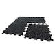 image 9 of 14mm Interlocking Rubber Topped EVA Foam Floor Mats - 62cm x 62cm | Black | Pack of 4