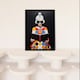 image 2 of Creative Scholar Book Lovers Fun Bright Home Decor Black Framed Wall Art Print A4