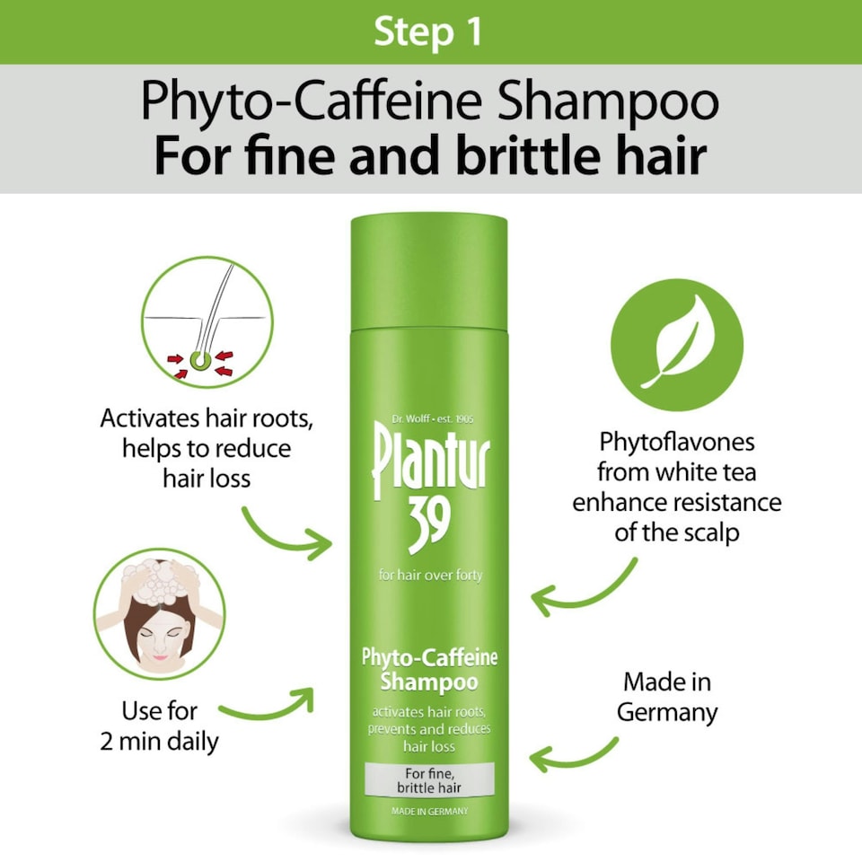 image 1 of Plantur 39 Phyto-Caffeine Shampoo and Conditioner Set