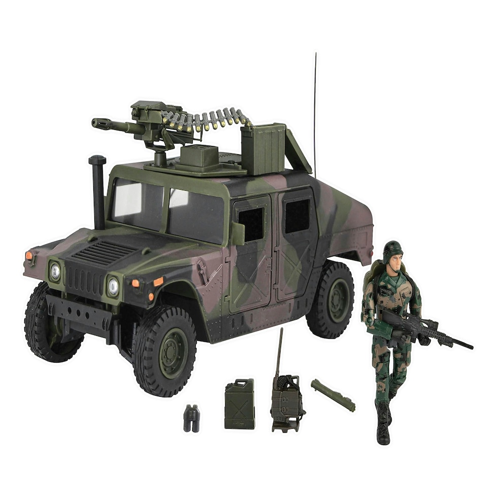 image 1 of Humvee Assault vehicle and Figures - World Peacekeepers - 72463