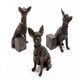 image 1 of Chihuahua Plant Pot Feet - Set of 3 - L5 x W6 x H9.5 cm | Grey