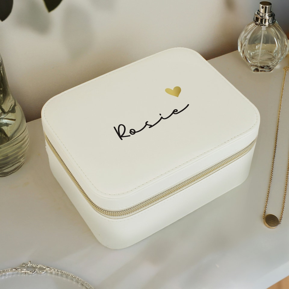 image 1 of Personalised Travel Jewellery Box