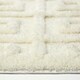 image 3 of Homescapes Tufted Tile Bath Mat Cream Cotton Blend - 50 x 80 cm | Cream