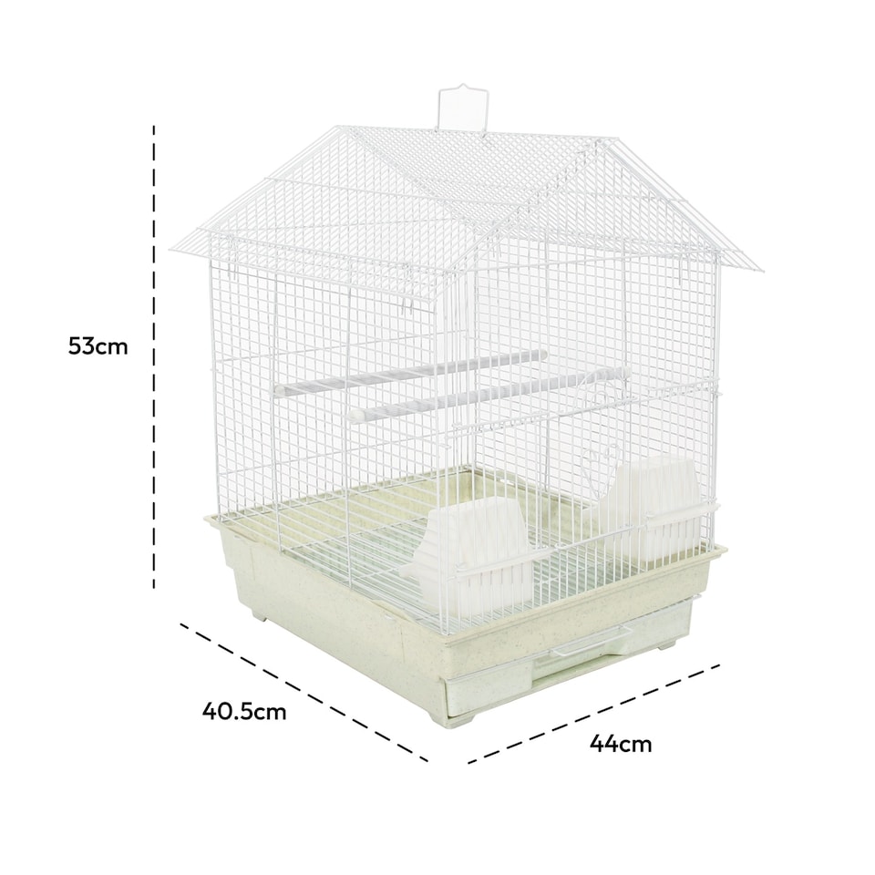 image 1 of KCT Lima Plus White Bird Cage