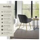 image 2 of Dining Chair Marilyn - corduroy look, upholstered, armchair, continuous backrest - Set of 6 Grey | Anthracite/Gold