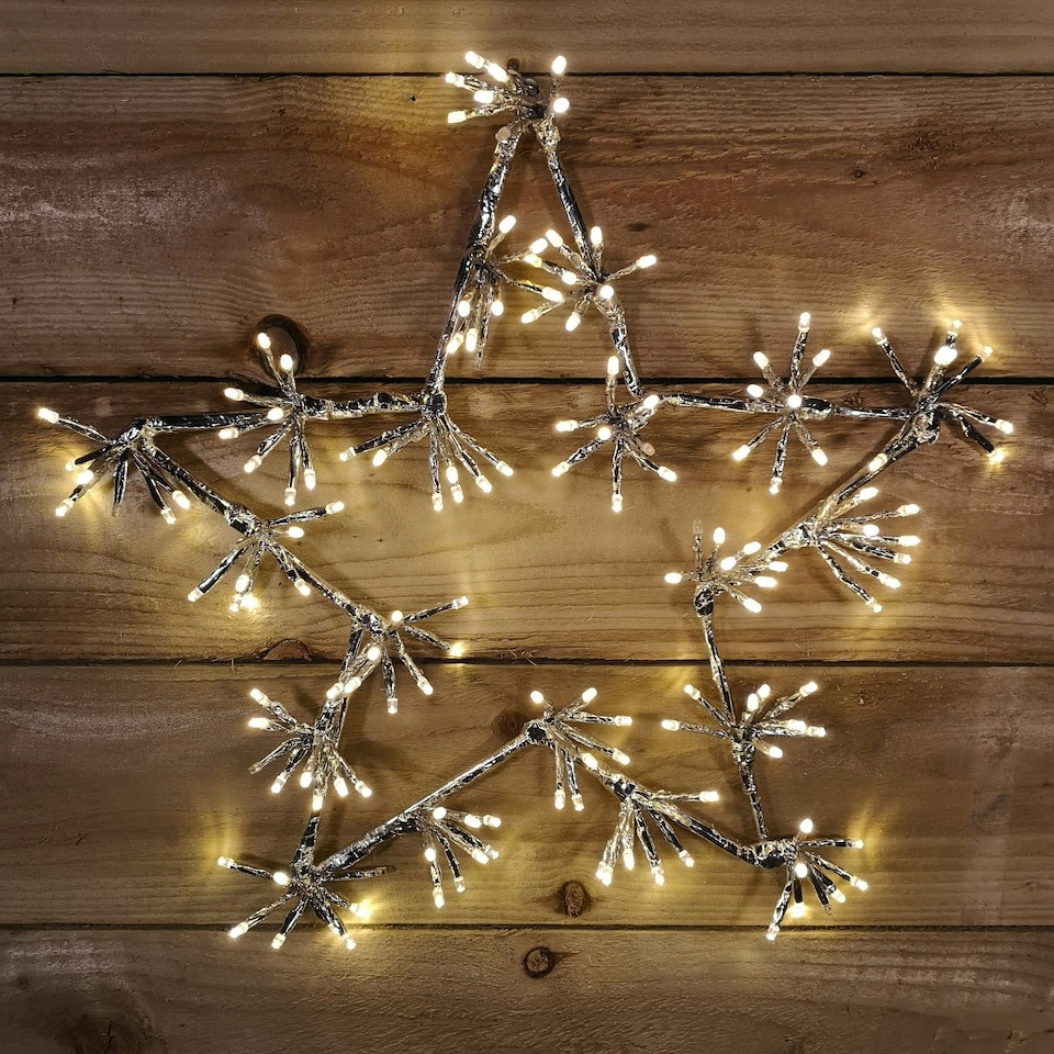 image 1 of 48cm Warm White 160 LED Christmas Star