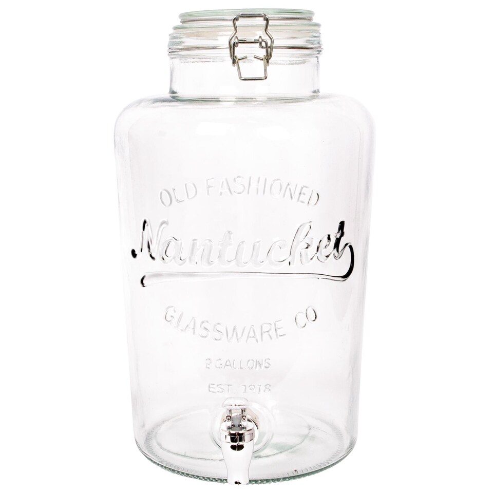 image 1 of Rink Drink Glass Drinks Dispenser with Tap - 8.7L