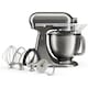 image 2 of KitchenAid Artisan Plus Medallion Silver 4.7L Tilt Head Stand Mixer