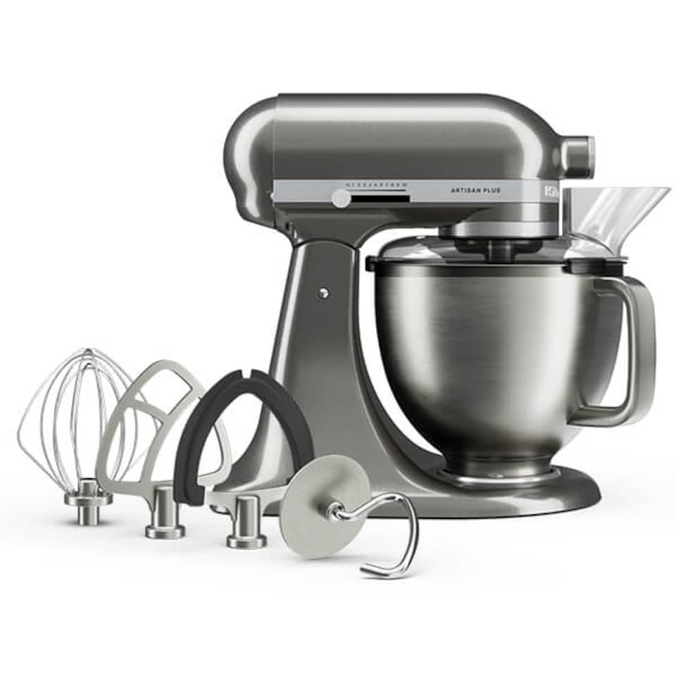 image 1 of KitchenAid Artisan Plus Medallion Silver 4.7L Tilt Head Stand Mixer