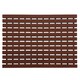 image 1 of PVC Duckboard Non-Slip Shower Mat - 61cm x 43cm | Brown | Brown