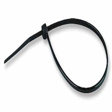 PRO POWER - Weatherproof Cable Ties Black 200mm x 2.5mm 100 Pack