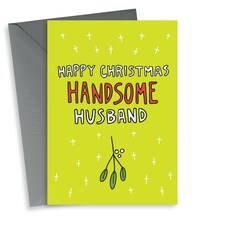 Happy Christmas Husband Card