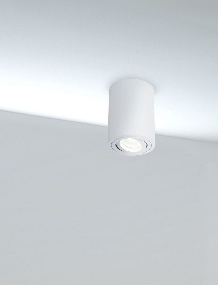 image 1 of Alfa Surface Mounted Ceiling Downlight White, 1 Light, GU10