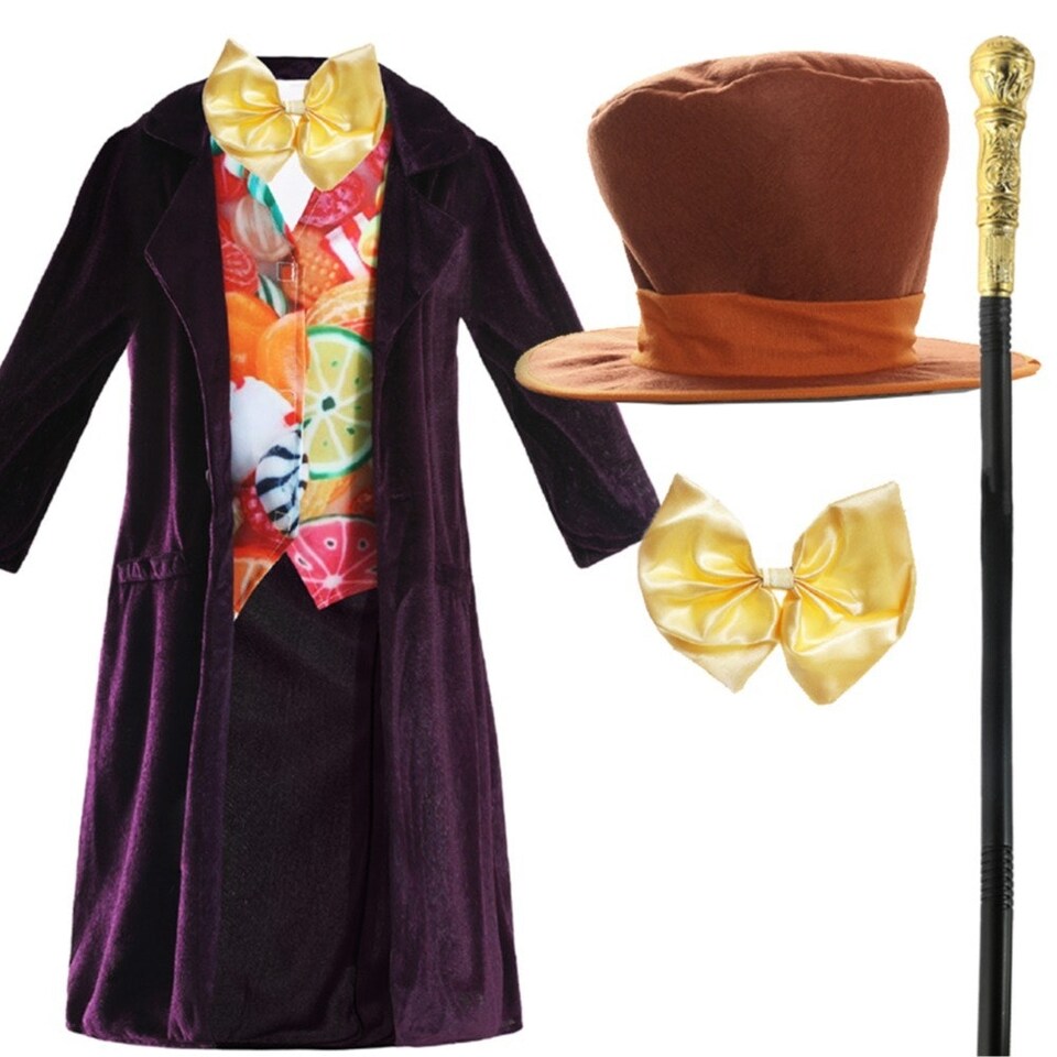 image 1 of Factory Boss Costume - Cane Purple | S