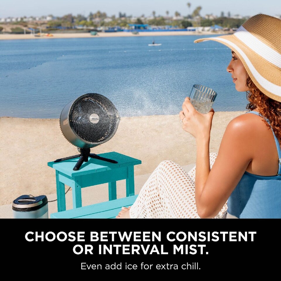 image 1 of Shark FlexBreeze Pro Mist with 5 Speed Settings Charcoal Grey FA300UK