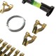 image 2 of Blackspur Metal Picture Hanging Kit - Brass