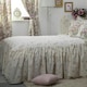 image 2 of Belledorm Rose Boutique Fitted Bedspread - Ivory/Pink/Green - Kingsize