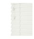 image 1 of 50cm Ultra White Faux Wood Venetian Blinds with String (120cm Drop) | White | White