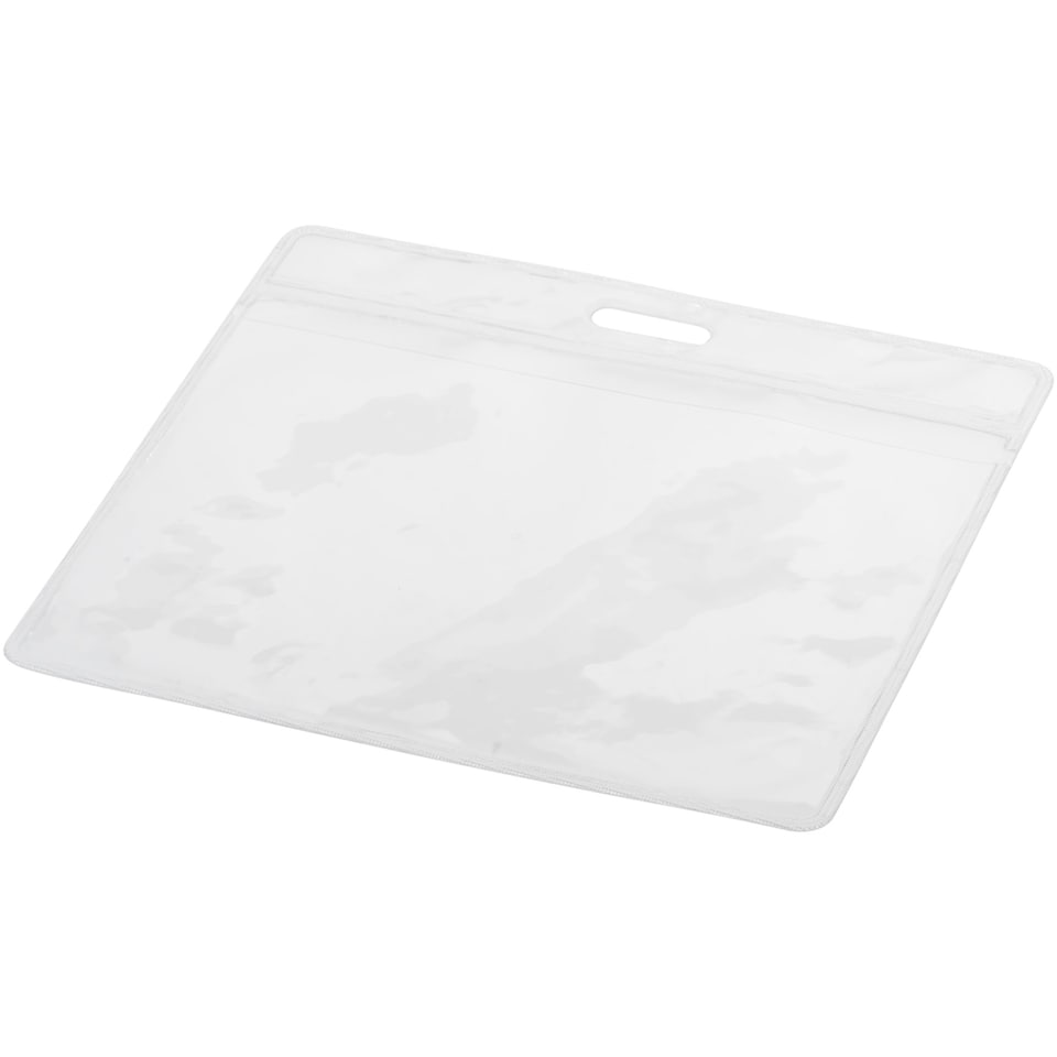 Bullet Serge Badge Holder - Transparent Clear - 10 x 9 cm