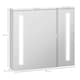 image 7 of kleankin LED Illuminated Mirror Cabinet with Lights, Touch Switch, for Bathroom