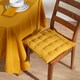 image 5 of Homescapes Mustard Yellow Tablecloth - 178 x 300 cm Yellow