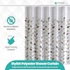 image 4 of Leaves Design Waterproof Shower Curtain with 12 Hooks - 180x200cm