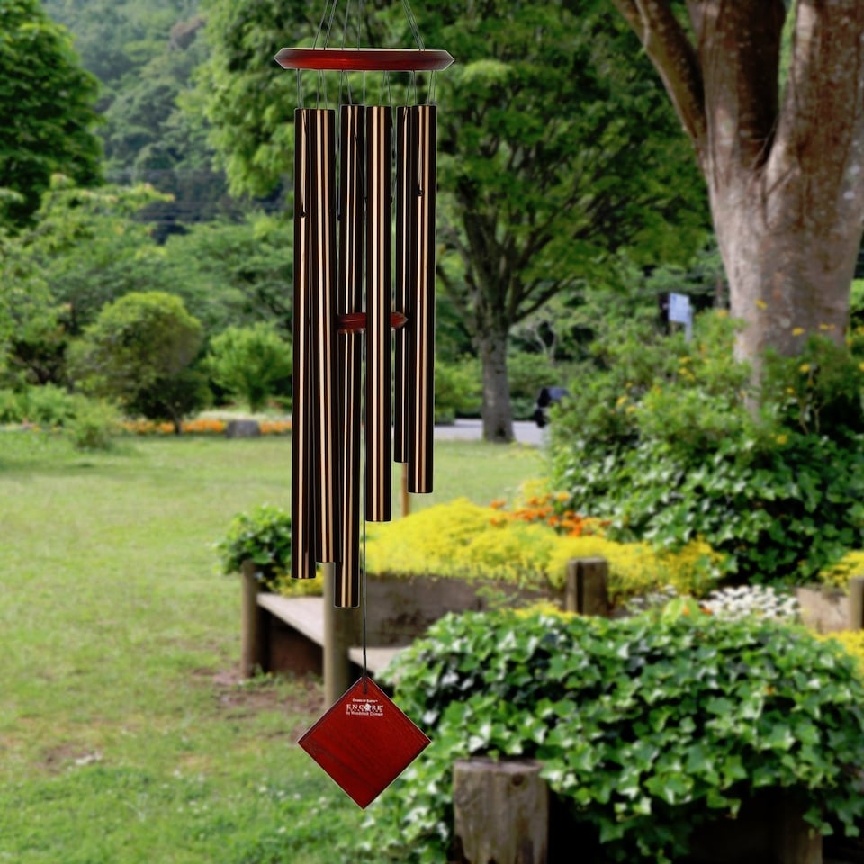 image 1 of Woodstock Encore Chimes Of Earth Wind Chime – Bronze