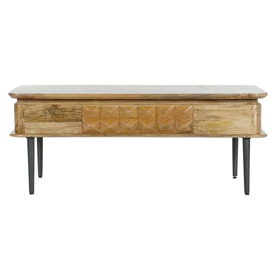image 1 of Centre Table DKD Home Decor 116 x 60 x 46 cm Metal Aluminium Mango wood N/A