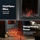 image 5 of VonHaus Stove Heater with Panoramic View & Log Storage