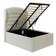 image 1 of Warwick Natural Velvet Ottoman Bed And Memory Maestro Memory Foam Mattress King Size N/A