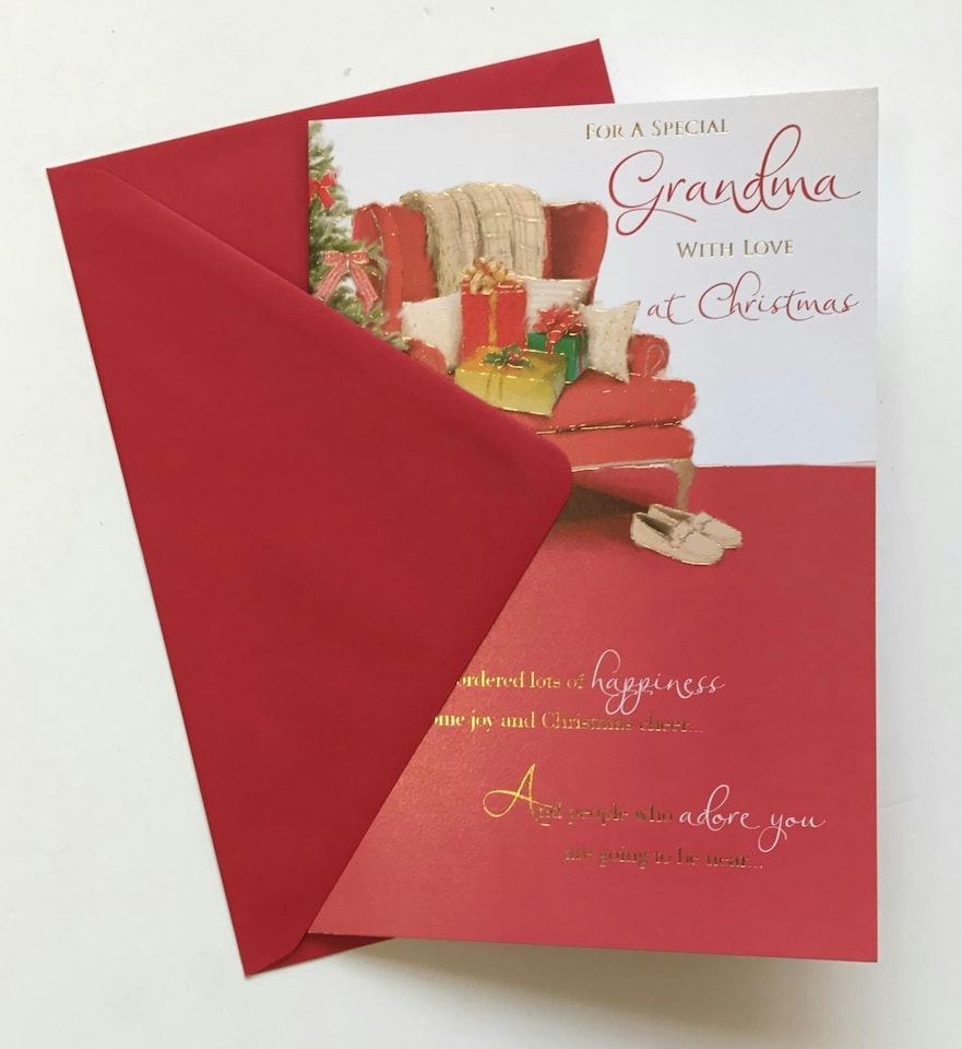 image 1 of Grandma Traditional Christmas Card