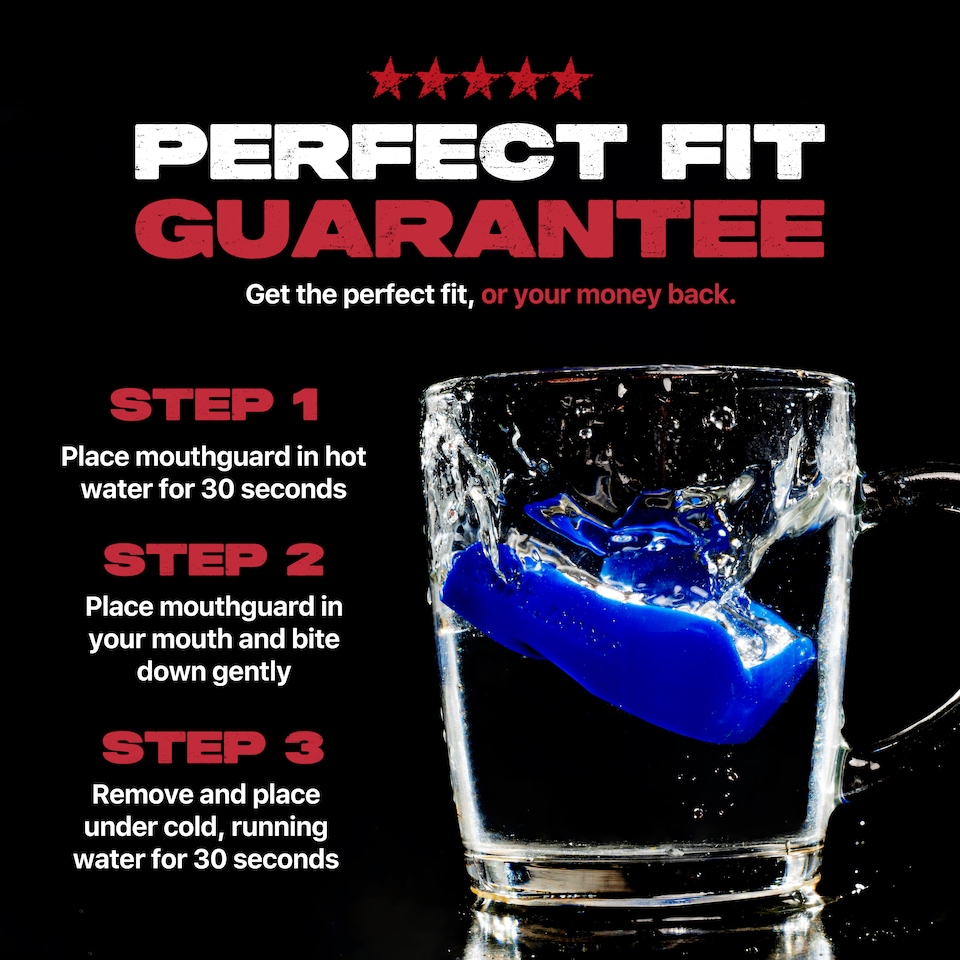 image 1 of SAFEJAWZ Intro Sports Mouth Guard Blue Adult/Junior