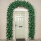 image 1 of 8ft (2.50m) Double Door Artificial Christmas Tree Arch in Green with 1296 Tips