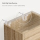 image 6 of VonHaus Chester Bathroom Storage Cabinet in Oak Effect