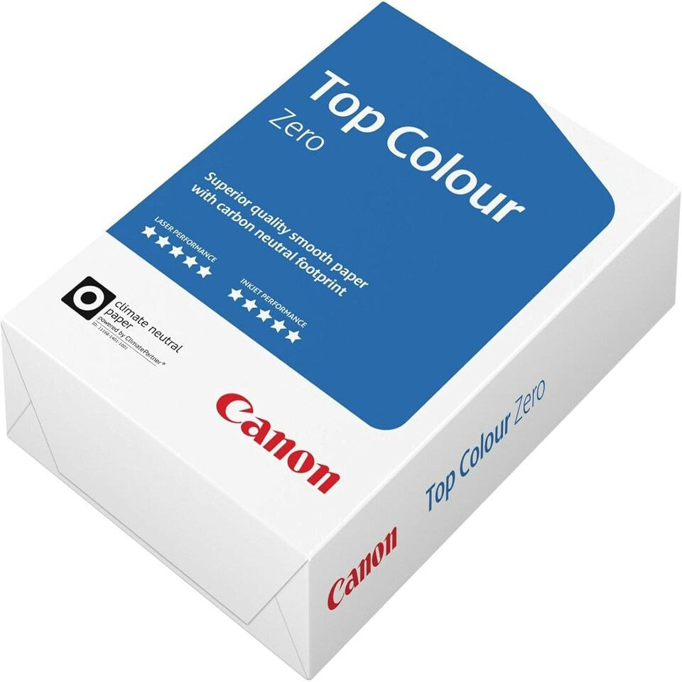 Canon Top Colour Zero A4 Paper – 100gsm, 500 Sheets – CN, High-Grade Inkjet & Copier Paper N/A | A4