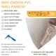 image 6 of NOVECRAFTO 3D Earthy Stone Wall Panels – 6 PVC Sheets, Covers 2.76 sqm (29.76 sq ft), 96x48cm Each – Natural Brown & Grey Stone Effect Decorative Cladding