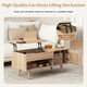 image 5 of COSTWAY Lift Top Coffee Table w/Hidden Compartment Natural N/A