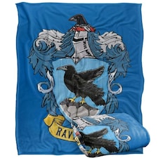 Harry Potter Ravenclaw Stitched Crest Blanket - Multicoloured - One Size