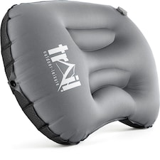 Deluxe Inflatable Camping Pillow - Grey