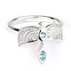 image 1 of Official Harry Potter Sterling Silver Diadem Ring Size M -  HPSR0024-M