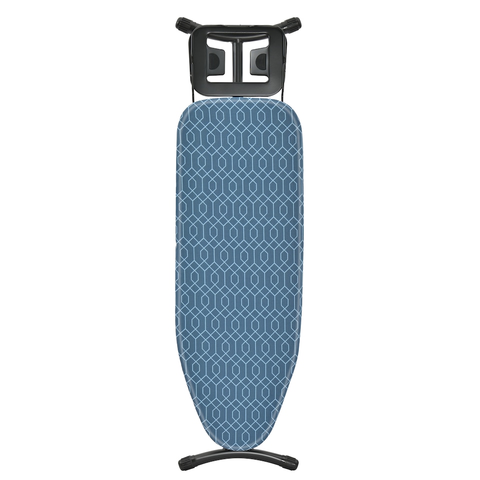 image 1 of Ironing Board with Iron Rest, Iron Board with Extra Thick Cover, Adjustable Compact and Space Saver Foldable Ironing Board