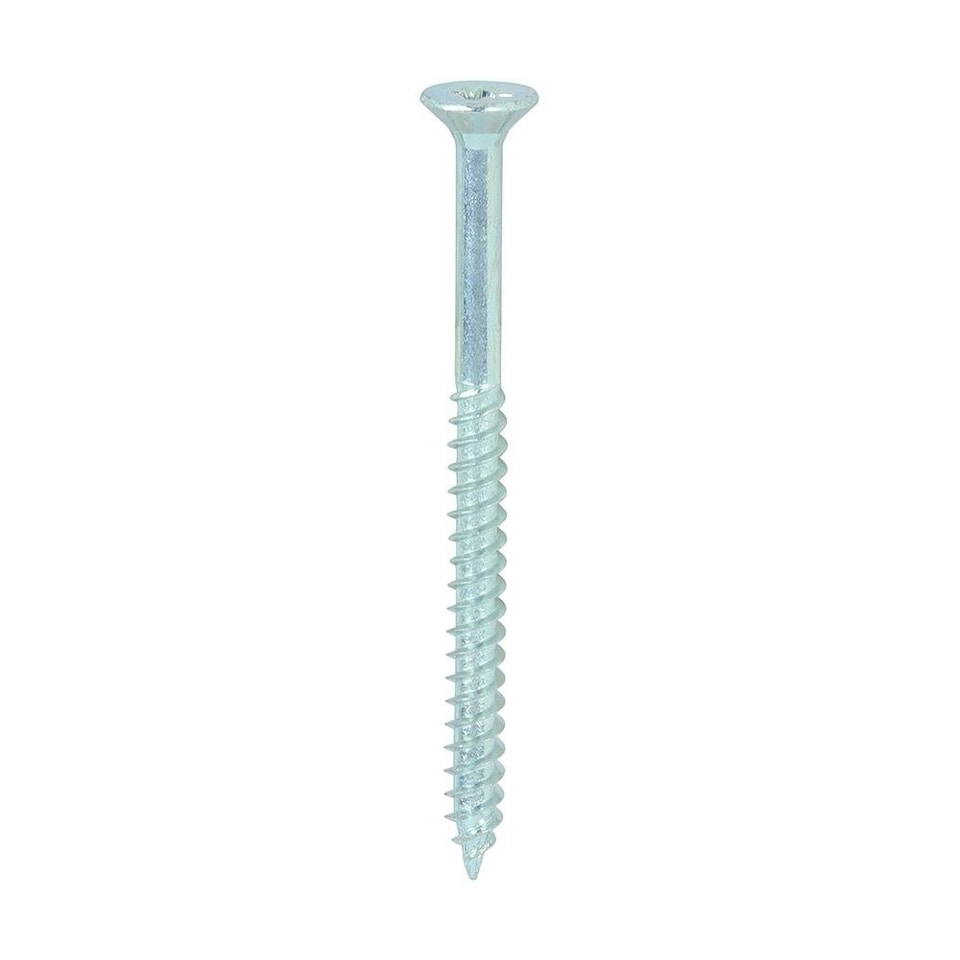 image 1 of Timco - Twin-Threaded Woodscrews - PZ - Double Countersunk - Zinc (Size 8 x 2 1/4 - 200 Pieces)