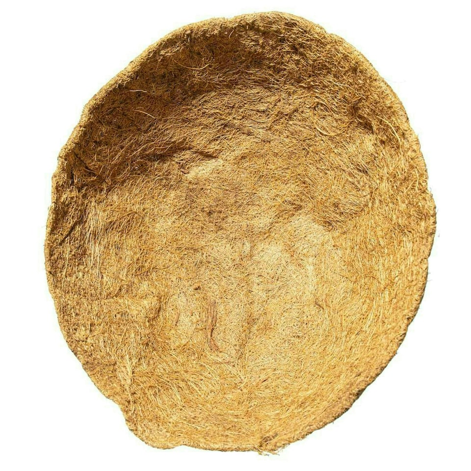 image 1 of Primrose Wire Hanging Basket Plant Pot Planter with Coco Liner 30cm