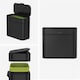image 2 of Simplehuman 4L Compost Caddy and Food Waste Bin, Matte Black Steel