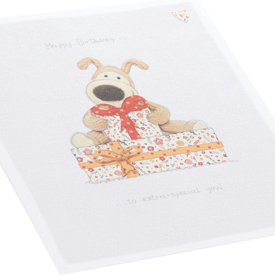 image 1 of Boofle Cute Design Textured Finish Birthday Card