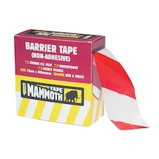 Everbuild Sika Barrier Tape Red / White 72mm X 500m - Red/White - 72mm x 500m