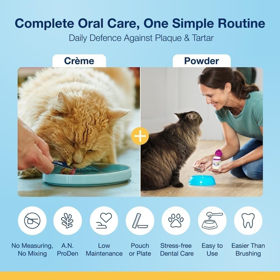 image 1 of ProDen PlaqueOff Crème for Cats - 30 Chicken Flavour Pouches